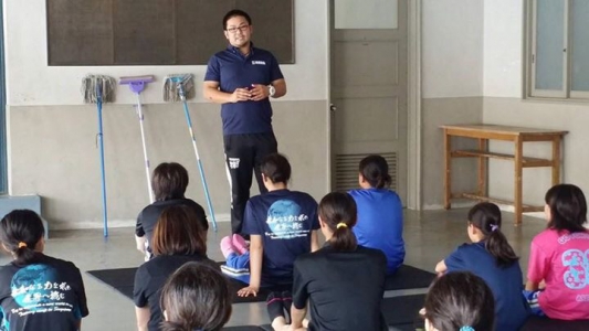 奈良県水泳連盟強化指定選手合同練習会 トレーナー帯同